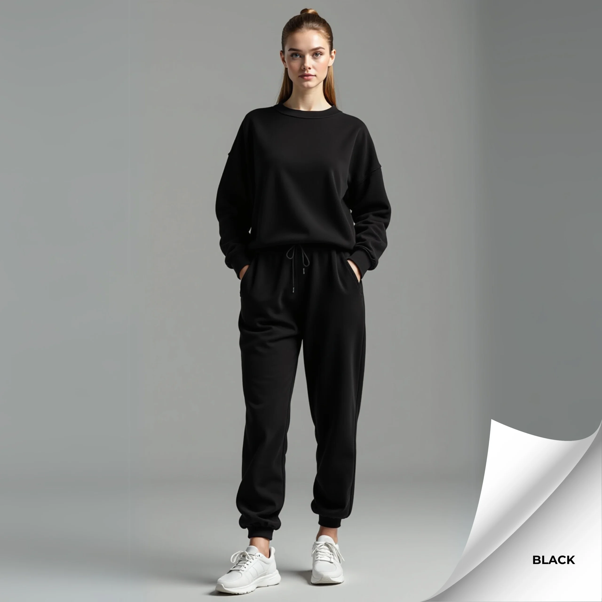 Oversized Fleece Track Suit - Image 2