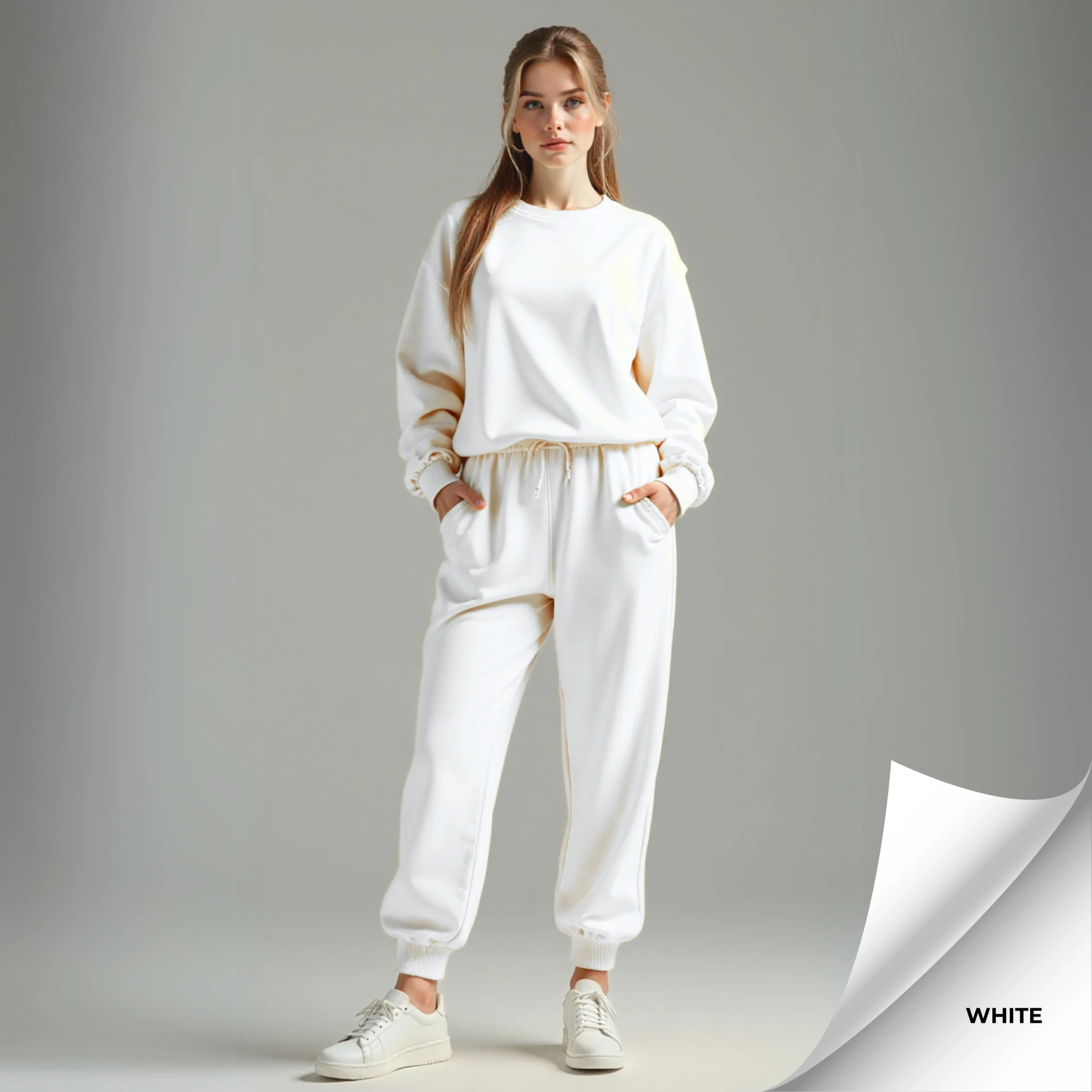 Oversized Fleece Track Suit - Image 18