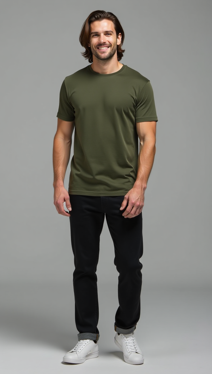 Triblend Men T-shirt Round Neck (Wrong) - Image 2