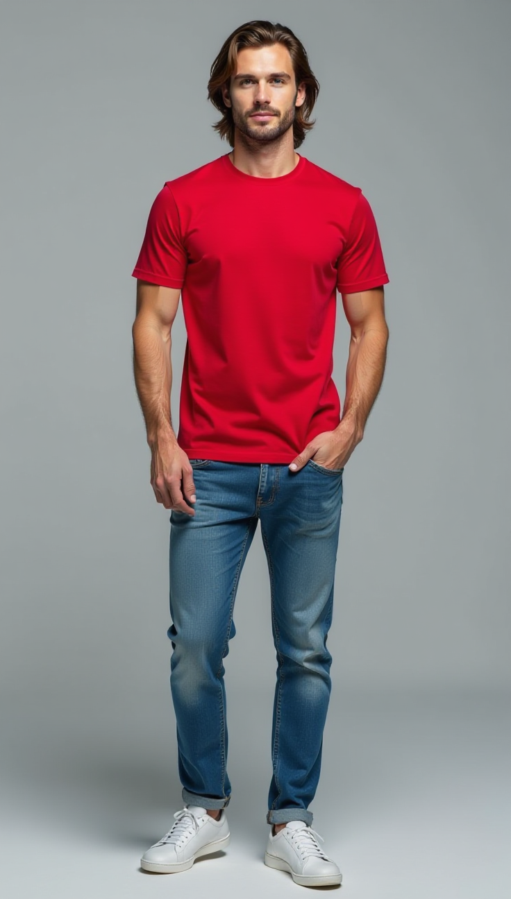 Triblend Men T-shirt Round Neck (Wrong) - Image 5