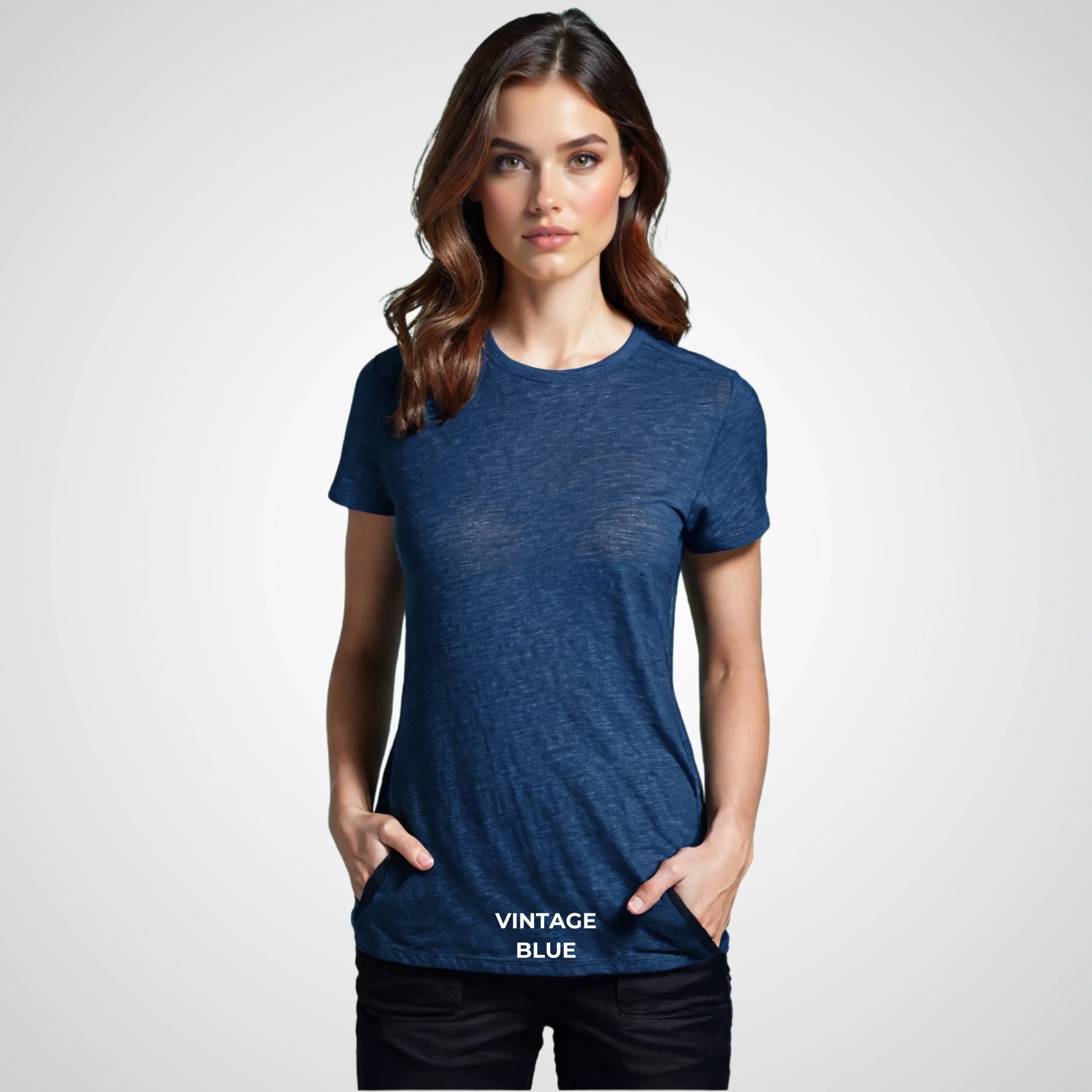 Round Neck Triblend 2 Female - Image 3