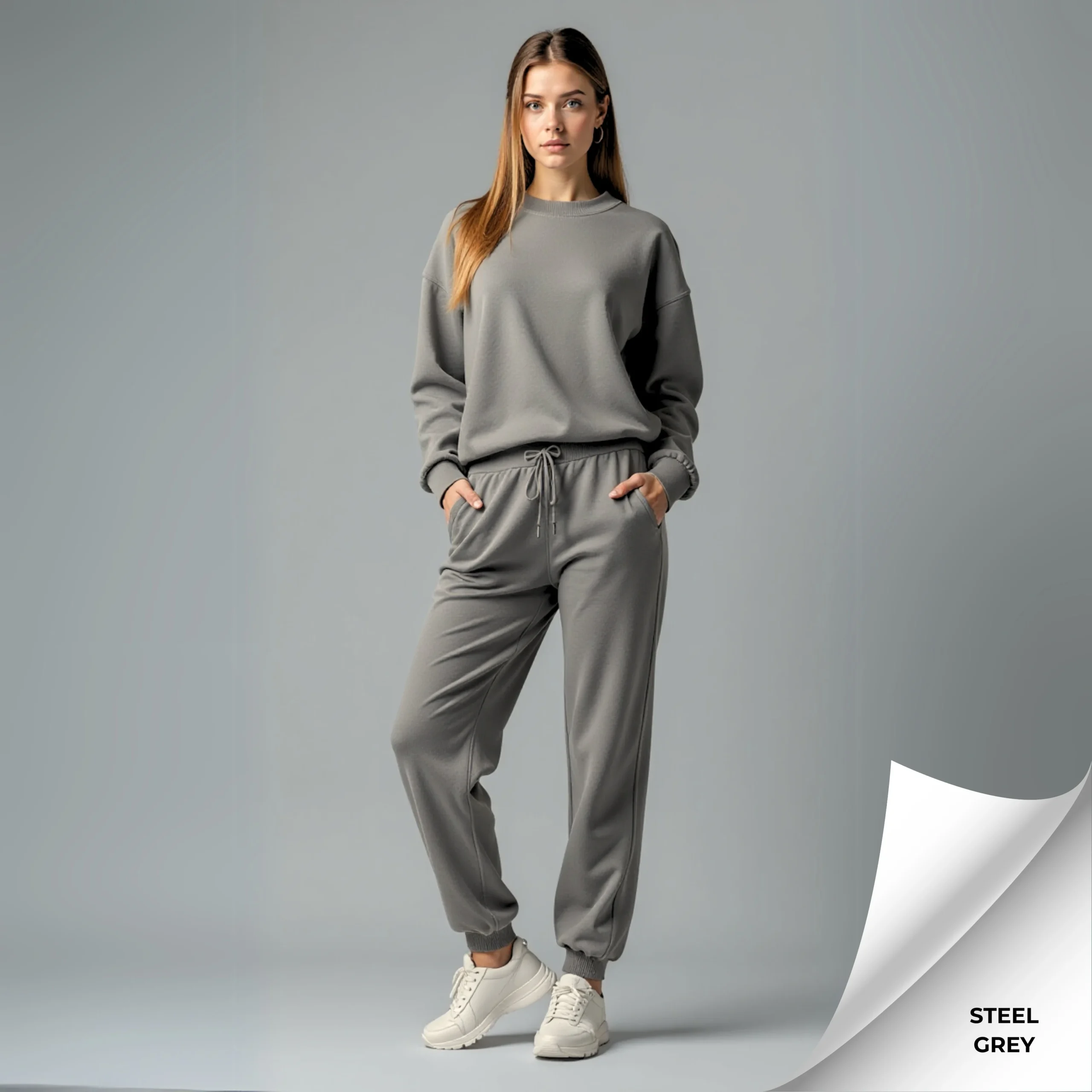 Oversized Fleece Track Suit - Image 4