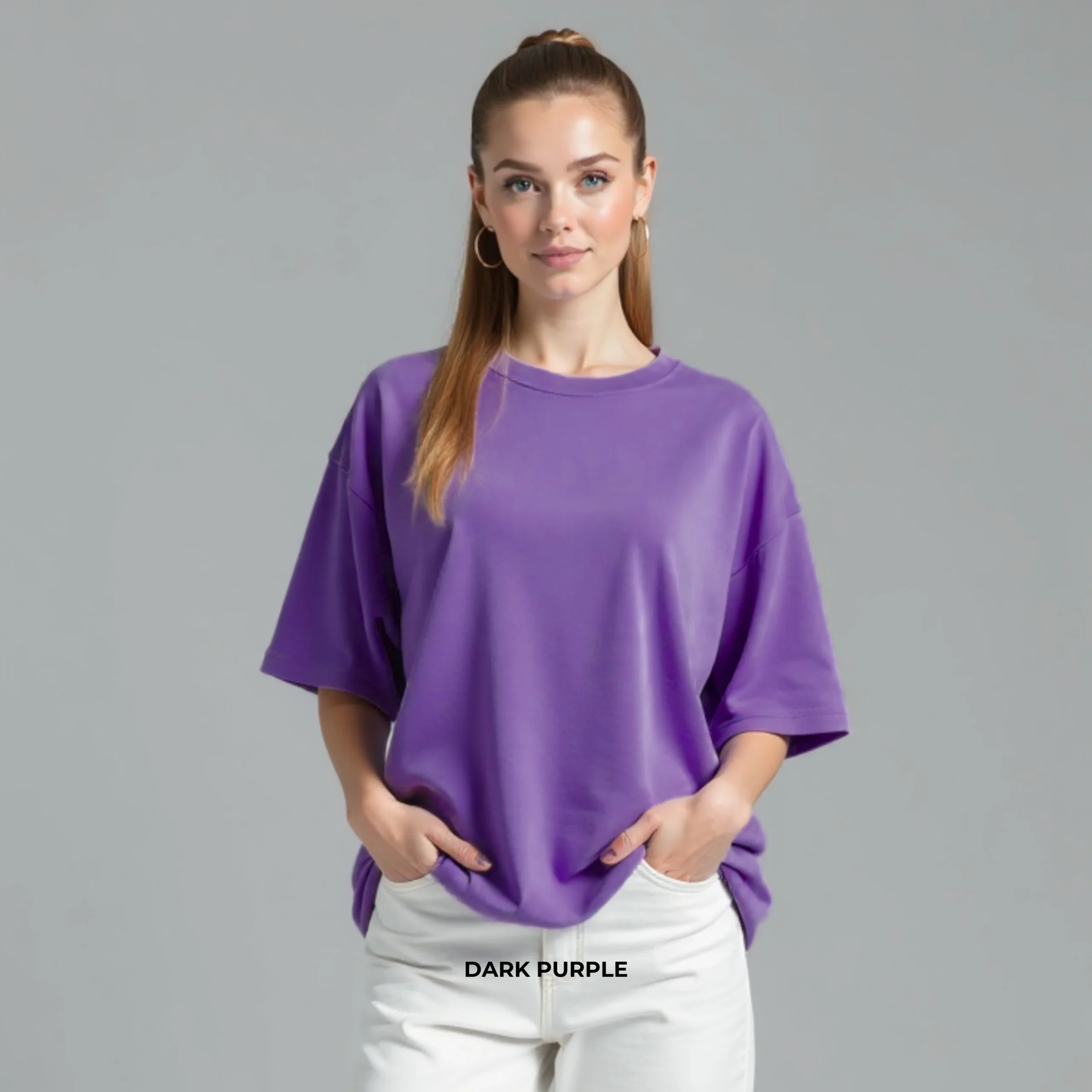 Oversized French Terry T-shirt Female