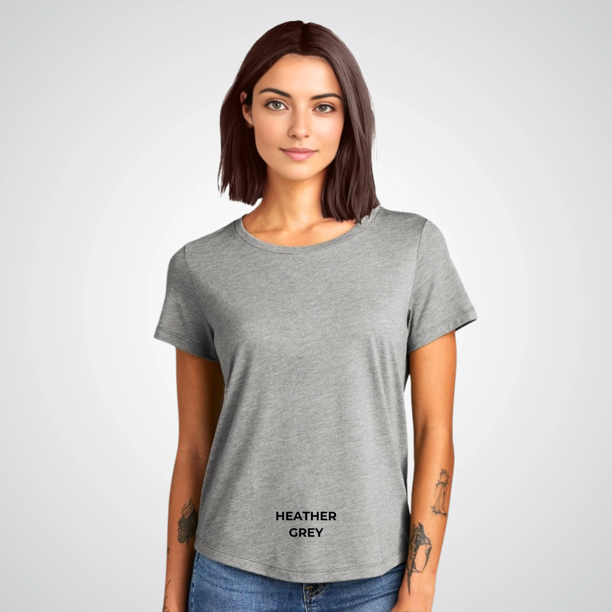 Round Neck Triblend 2 Female - Image 6