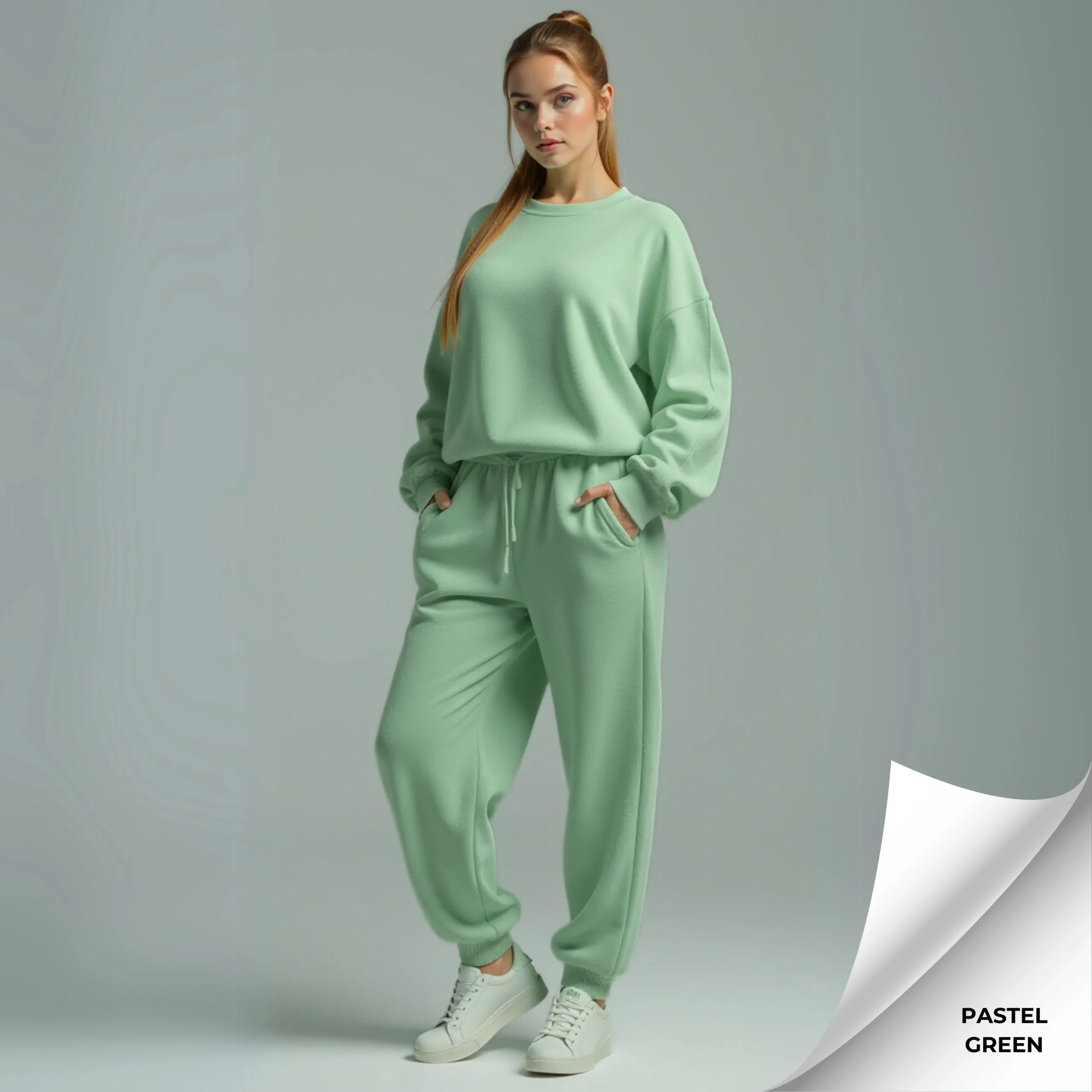 Oversized Fleece Track Suit - Image 8