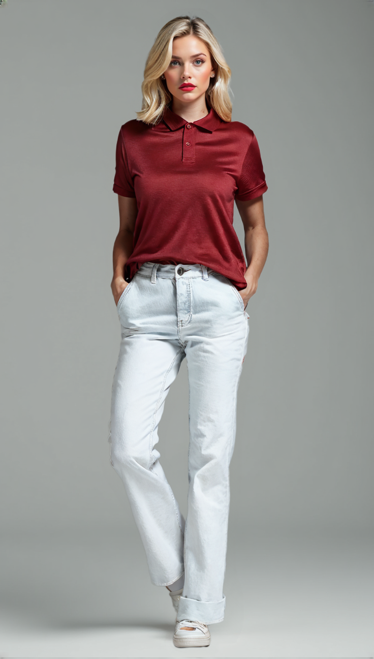 Cool Tex polo shirts female - Image 5