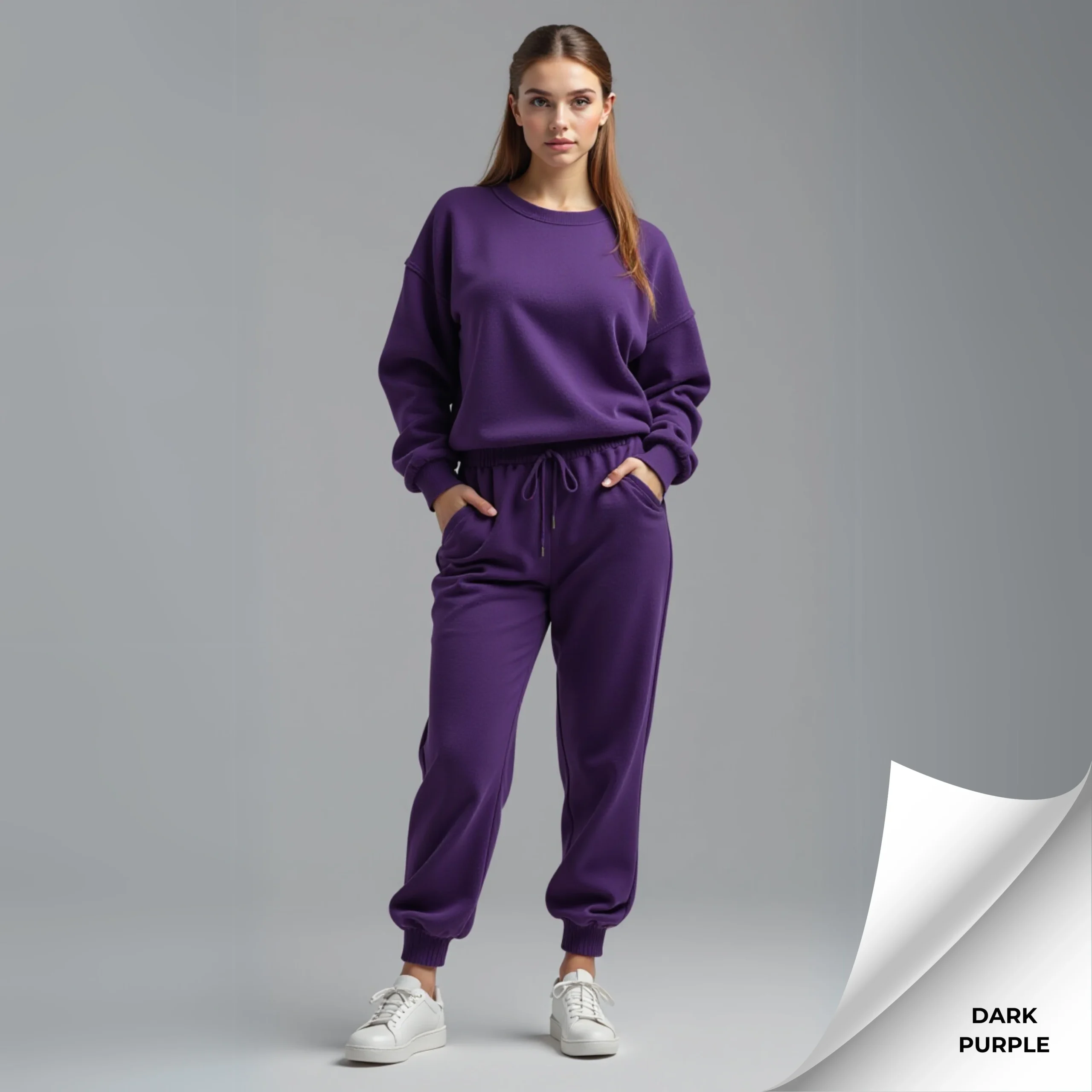 Oversized Fleece Track Suit - Image 9