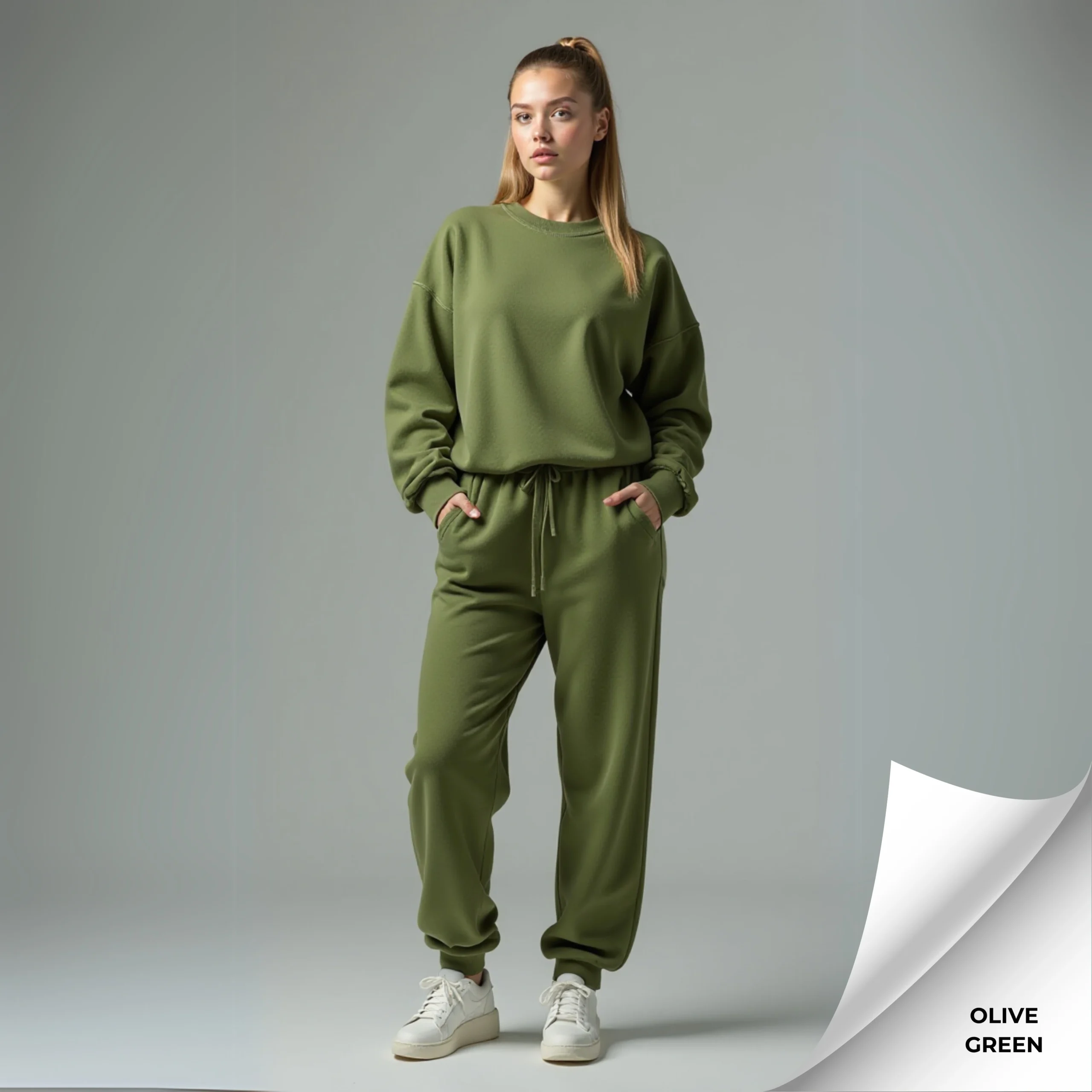 Oversized Fleece Track Suit - Image 10